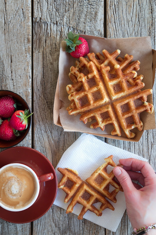 Milk and Honey Overnight Sourdough Buttermilk Waffles