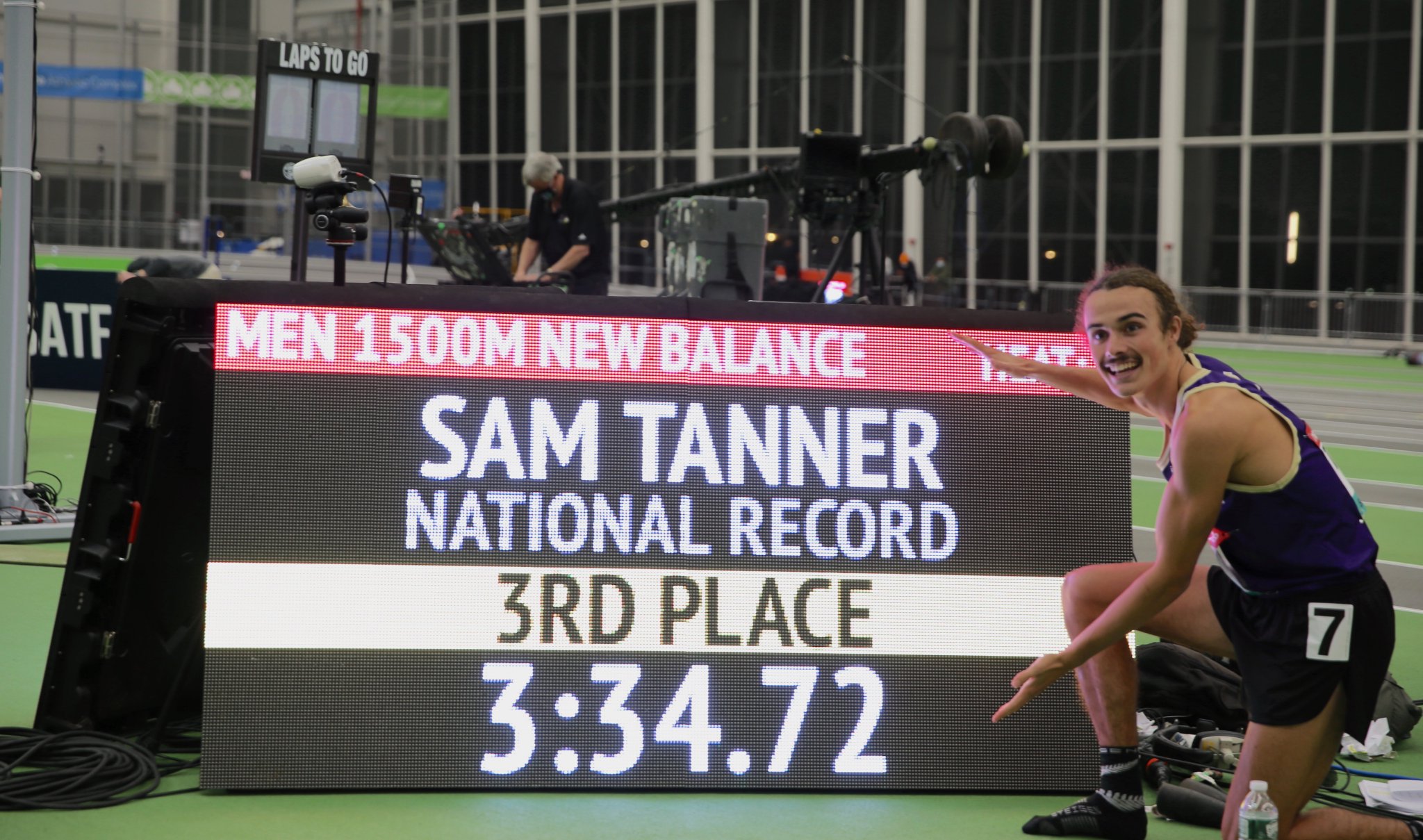 Huskies' Sam Tanner now the absolute collegiate inseason record holder
