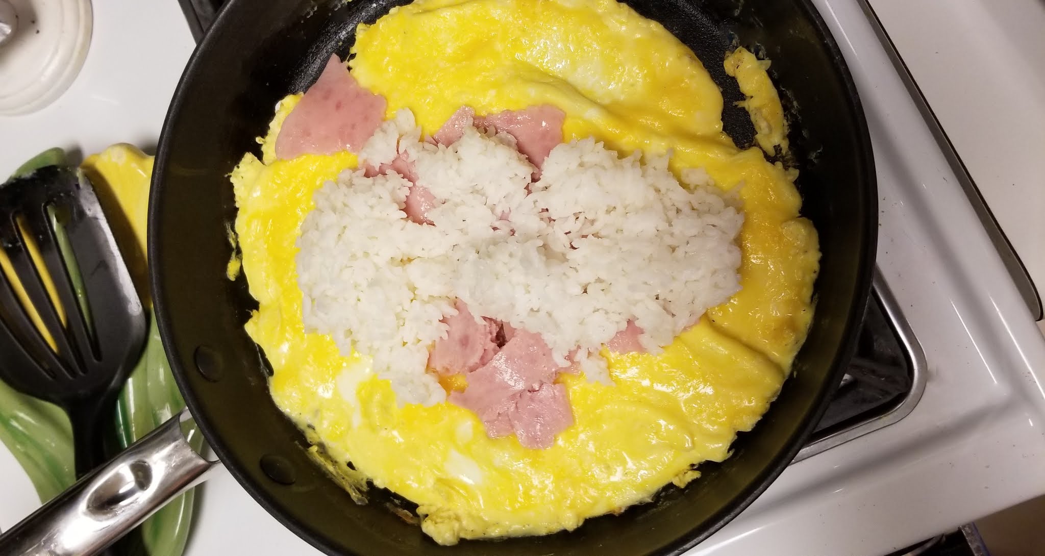 Dragonfly Treasure Easy Egg and Rice Layered Omelet