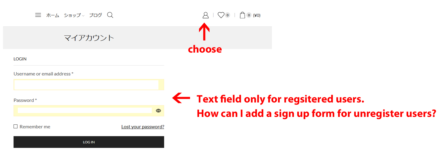adding sign up page