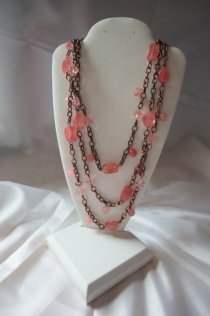 DIY Coral & Chain Necklace - My Girlish Whims