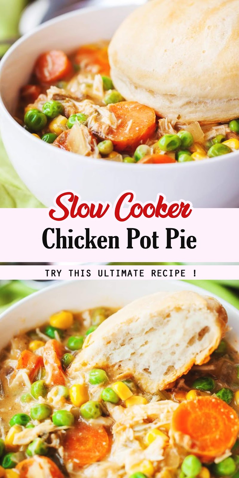 SLOW COOKER CHICKEN POT PIE RABU WAWAN