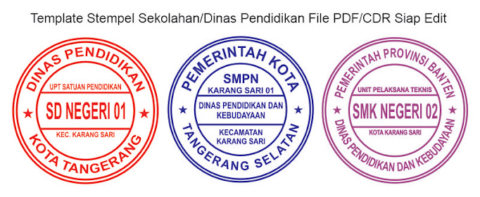 Contoh Stempel Yayasan Cap Stempel Dinas Pendidikan