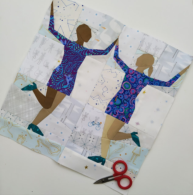 dancing girls quilt block quilt pattern