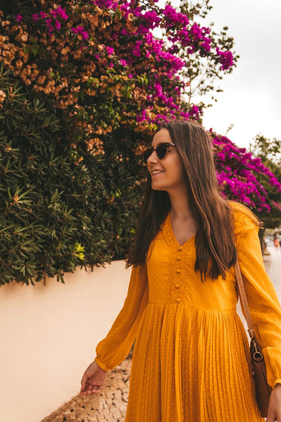 outfit with yellow dress