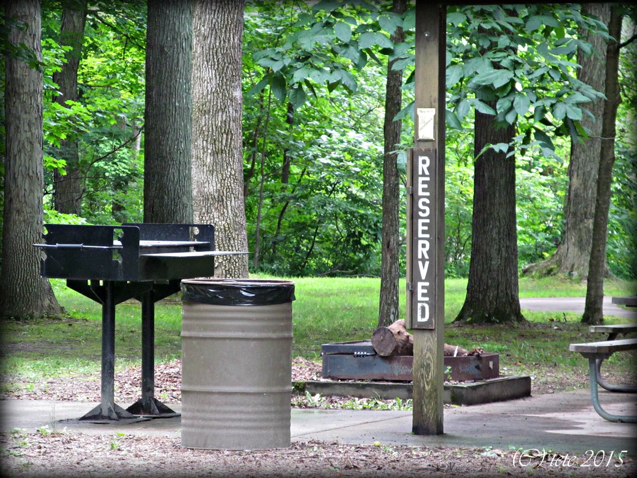 Oakland, Il...worth a second glance Walnut Point State Park this morning