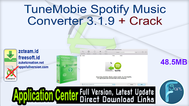 TuneMobie Spotify Music Converter 3.1.9 + Crack_ ZcTeam.id