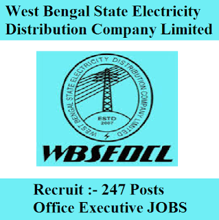 WBSEDCL Admit Card 2017 | 247 Posts | Office Executive Jobs | Sarkari Naukri West Bengal State Electricity Distribution Company Limited, WBSEDCL, freejobalert, Sarkari Naukri, WBSEDCL Admit Card, Admit Card, wbsedcl logo
