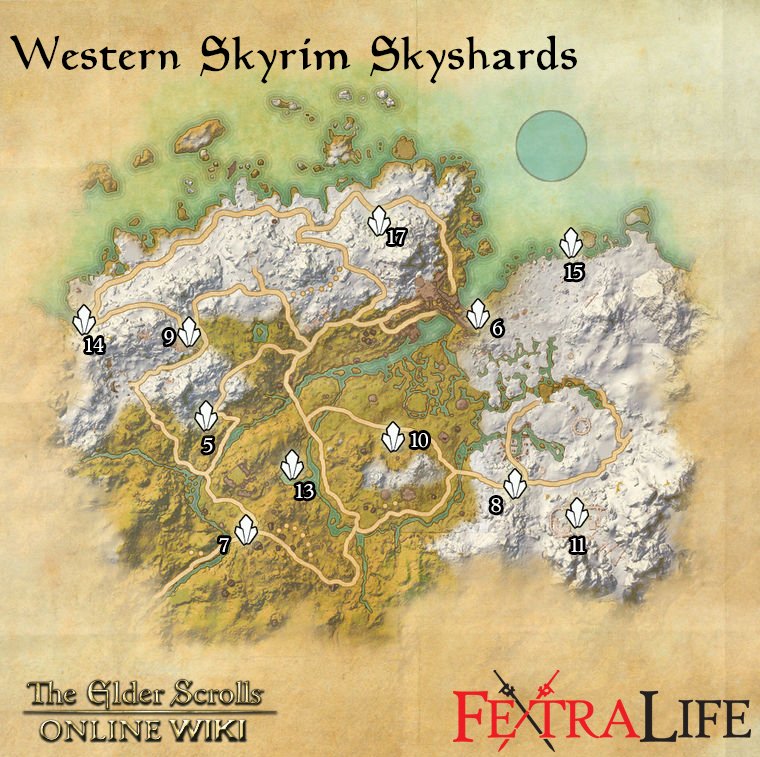 HALENBECK GAMING Eso Greymoor skyshard map