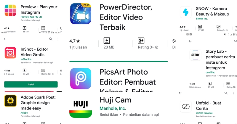 10 Aplikasi Edit Instastory Snapgram Kekinian Seperti Selebgram Musdeoranje Net