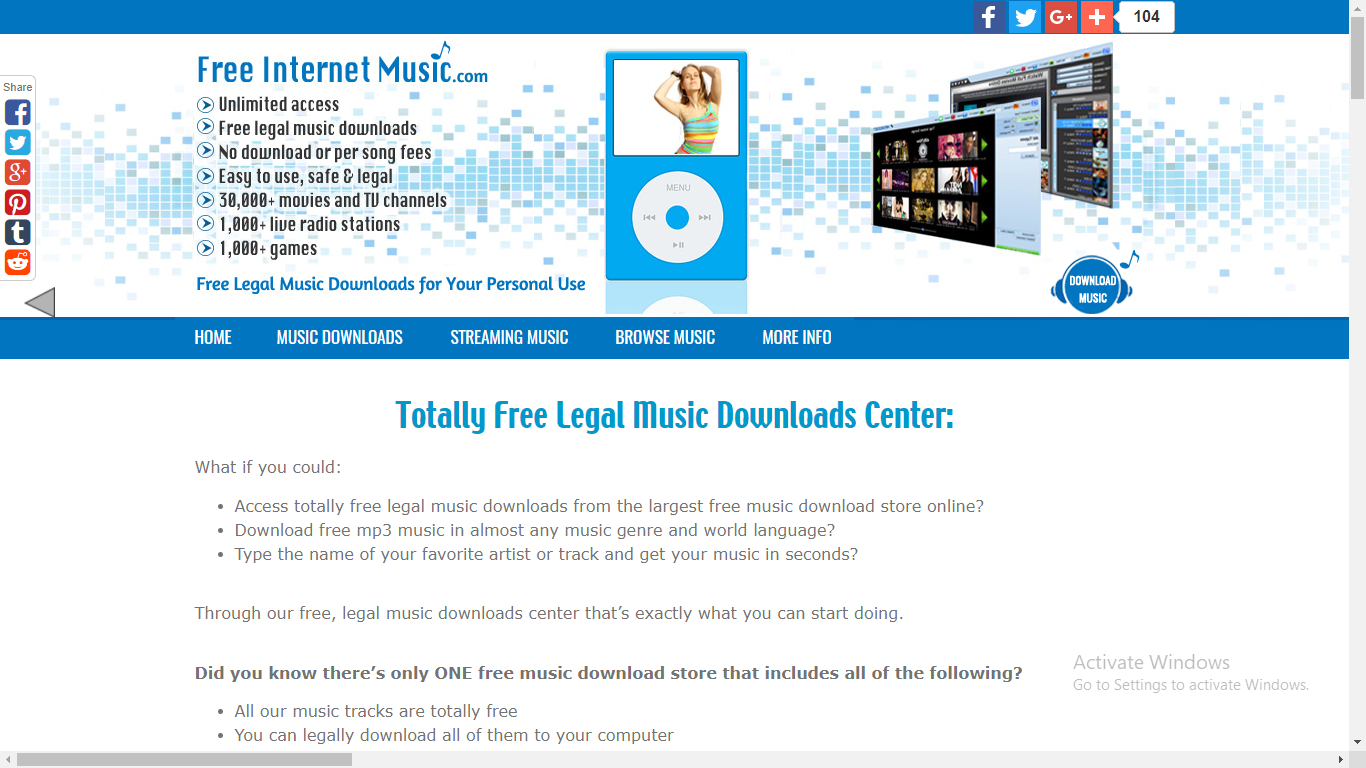Free Legal Music Downloads