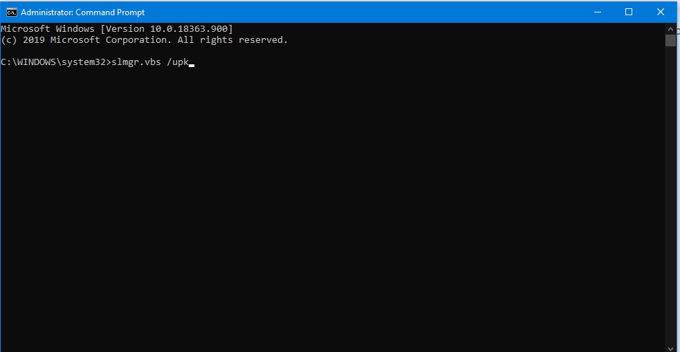 how to activate windows 10 through cmd