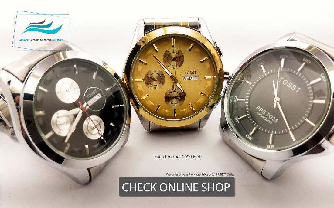 Wave View Online Shop TOSST BRAND WRIST WATCH FOR MEN (SAVE 1099/ BDT)