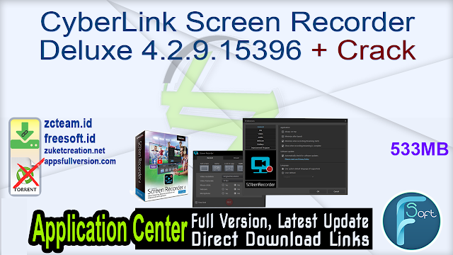 CyberLink Screen Recorder Deluxe 4.2.9.15396 + Crack_ ZcTeam.id