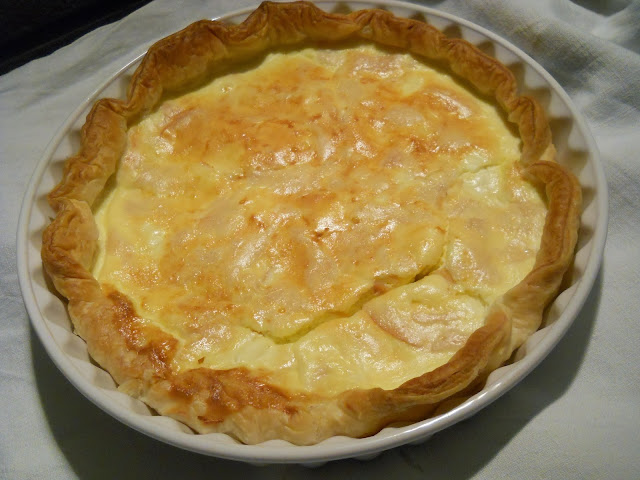 torta salata con albumi, caprino e arrosto di tacchino 