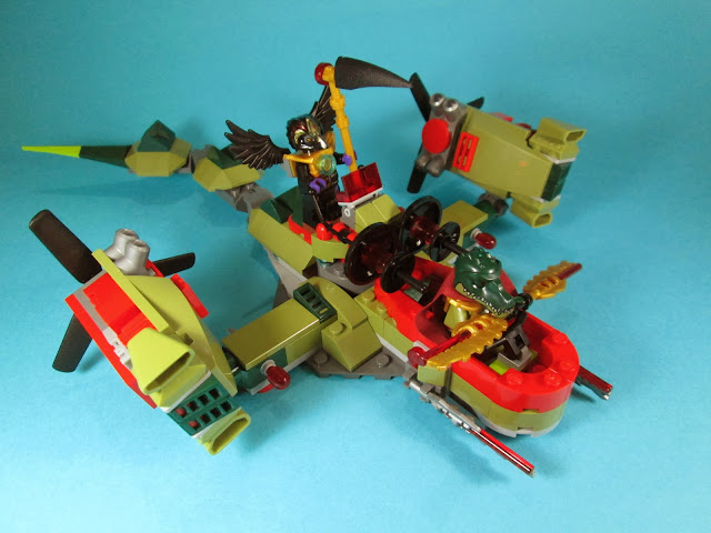 Set LEGO  LEGENDS OF CHIMA 70006 Cragger's Command Ship (O Navio de Assalto de Cragger)