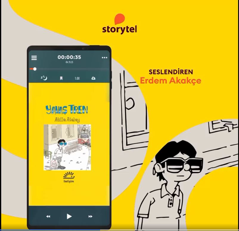 YAVAŞ TREN Sesli Kitap Platformu Storytel'de