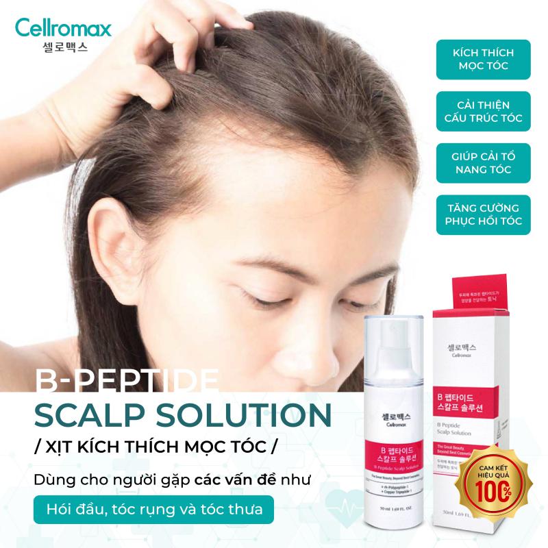 Xịt Kích Thích Mọc Tóc Cellromax B-Peptide Scalp Dành Cho Nữ