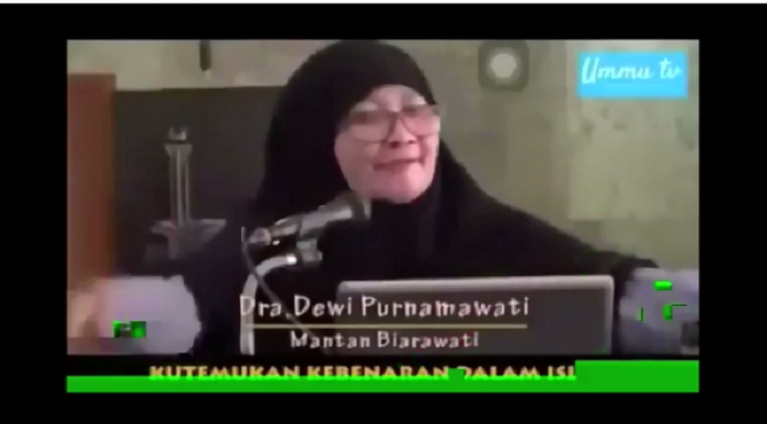 Viral Video Mualaf Mantan Biarawati Ceramah Caci Maki Ibunya