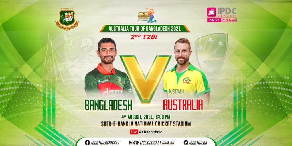 Bangladesh vs Australia T20 Live Streaming