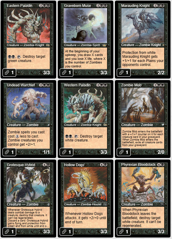 Magic the Gathering Adventures Legacy Zombies