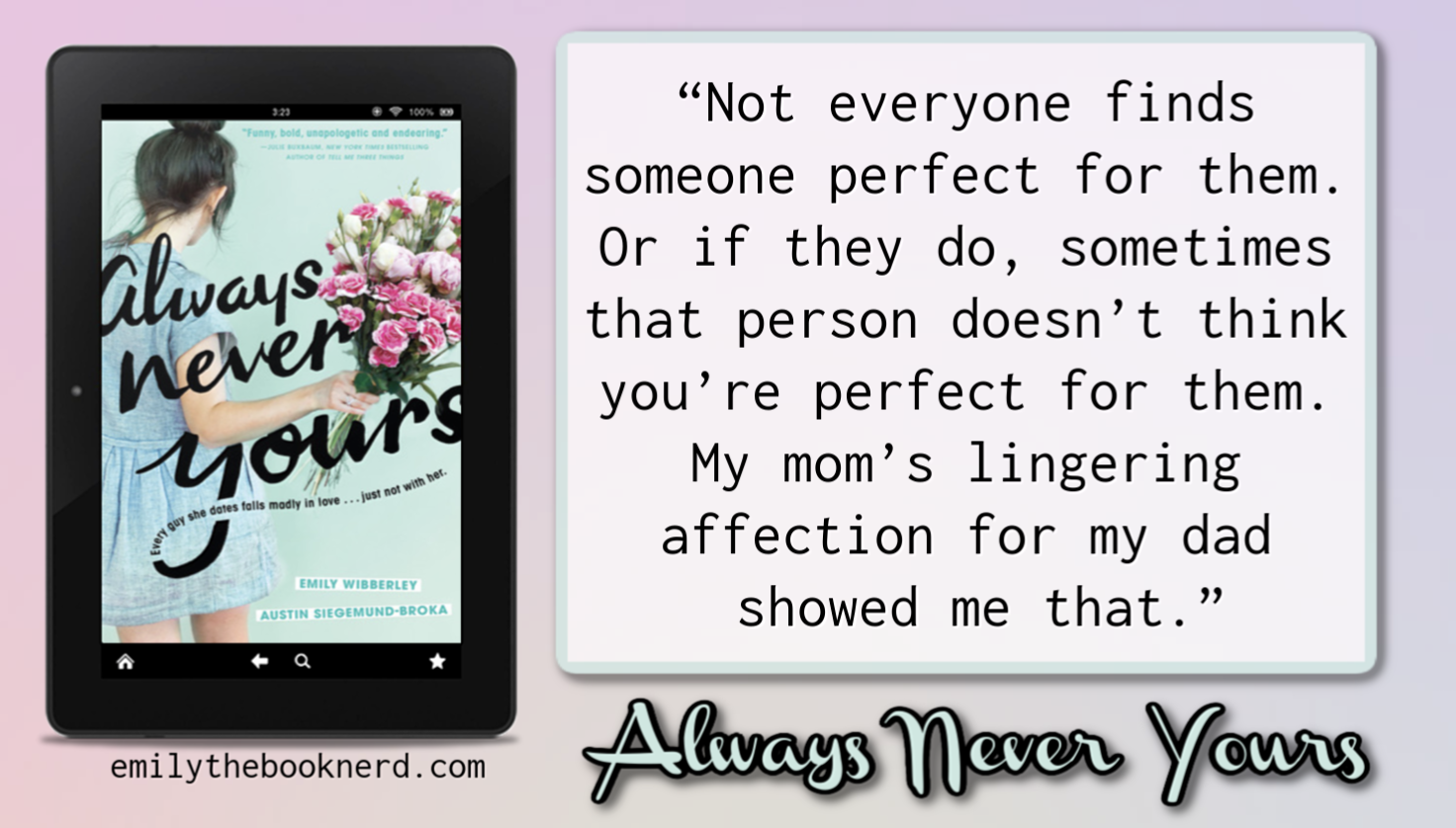 Emily The Book Nerd Always Never Yours