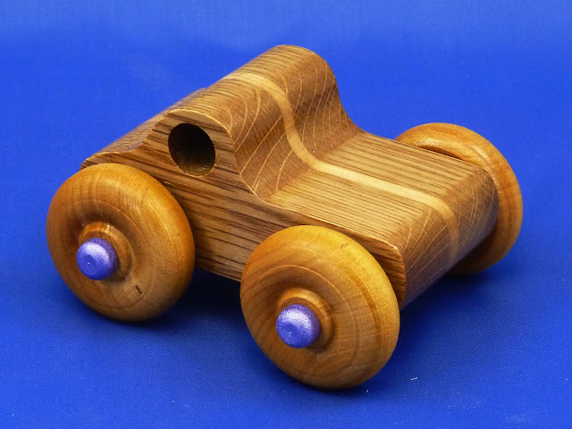 Handmade Wood Toy Monster Truck Based on the Pickup Truck in the Play Pal Series