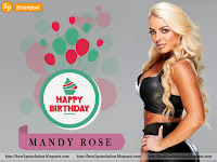 gorgeous american female wwe star mandy rose latest dob wishes picture