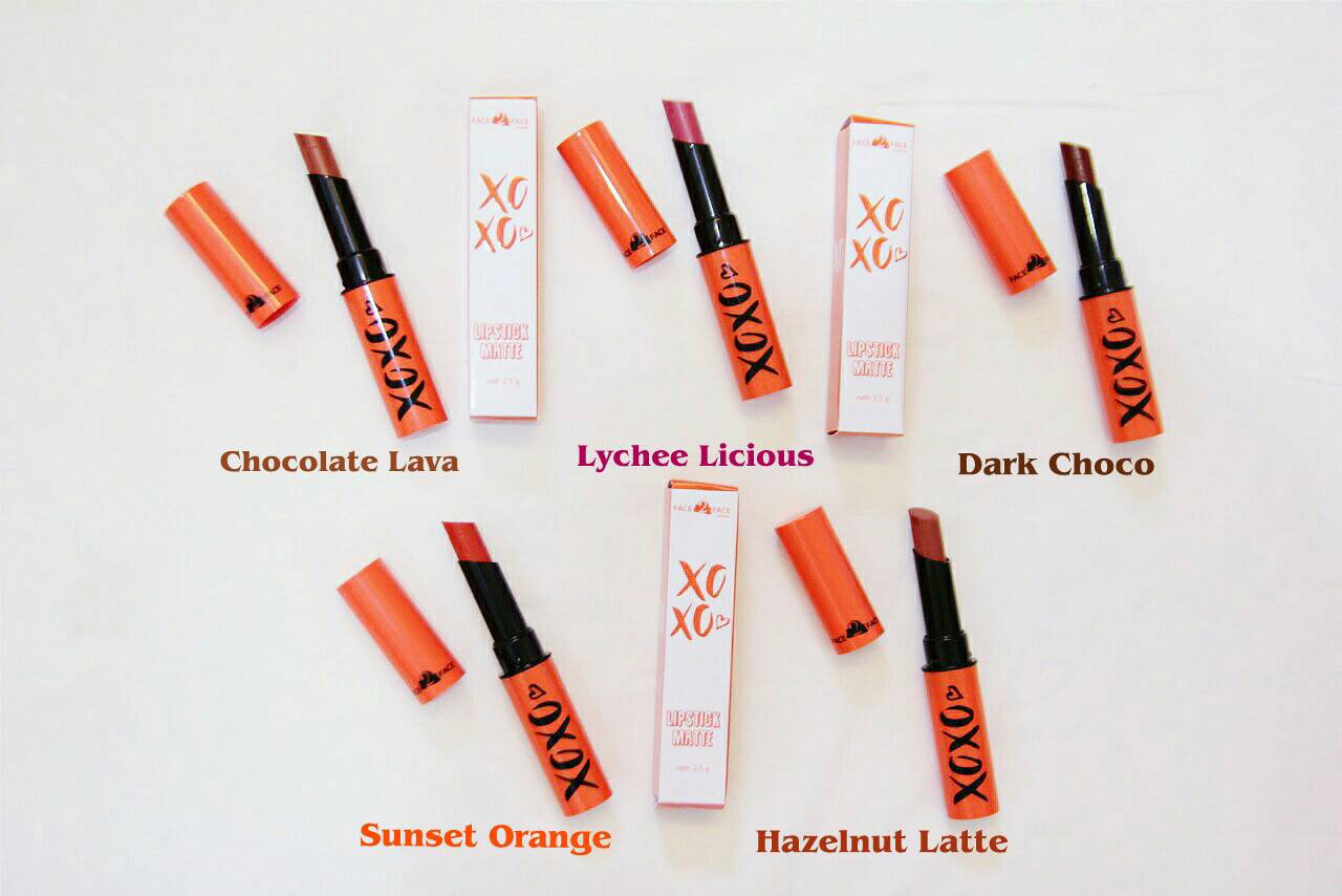 Review Lipstick Matte XoXo (Face 2 Face) Chika Liu