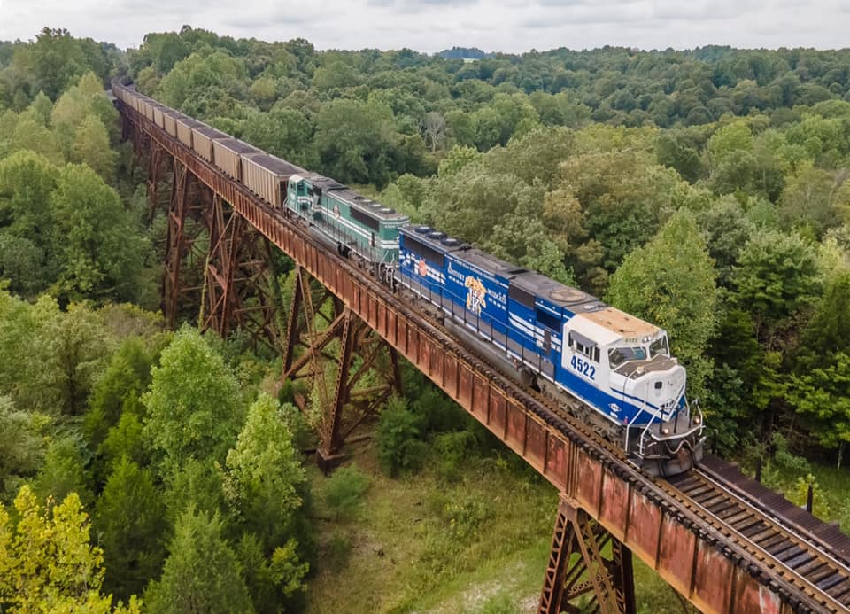 Industrial History 1934 PAL/ICG/IC Big Clifty Bridge over Clifty Creek