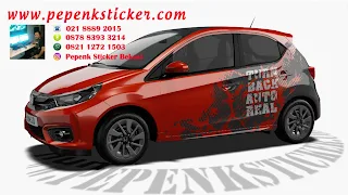 Mobil,Honda brio,Cutting Sticker,Digital printing,Cutting Sticker Bekasi,sticker mobil,jakarta,Bekasi,