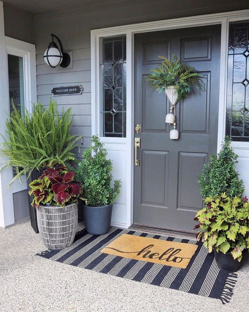 50 Front Door Flower Pots For A Good First Impression