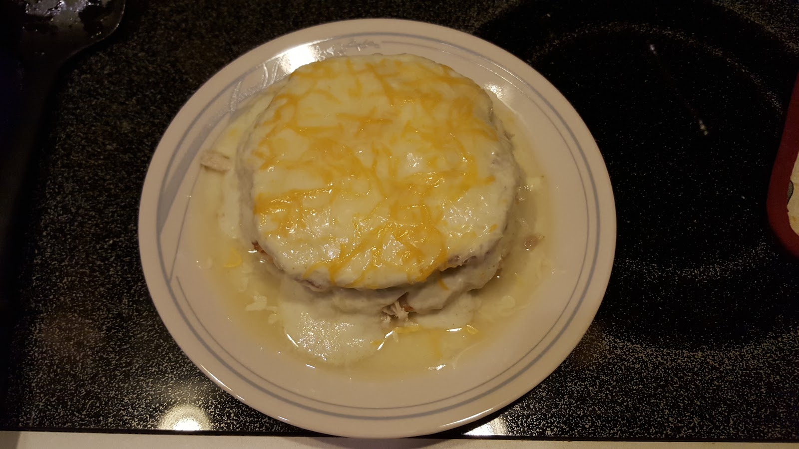 SnowWhite's Recipe Box Enchiladas with Cauliflower Tortillas and Creamy Green Sauce