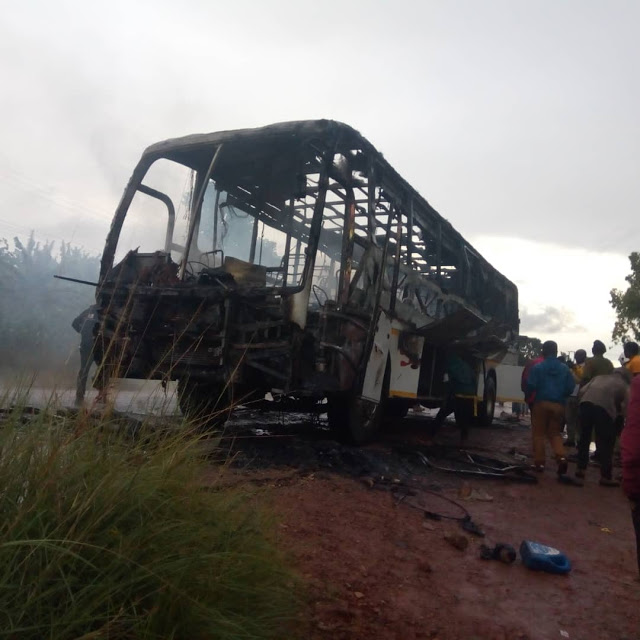 Bus la Arusha Express Lateketea kwa moto