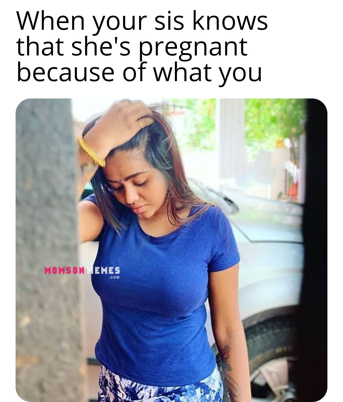 She’s pregnant!