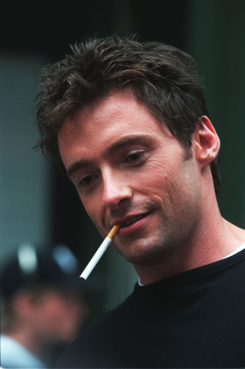 famous people smoking cigarettes Hugh Jackman