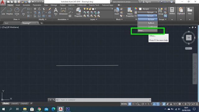 Tutorial Cara Membuat Garis Putus-putus di AutoCAD