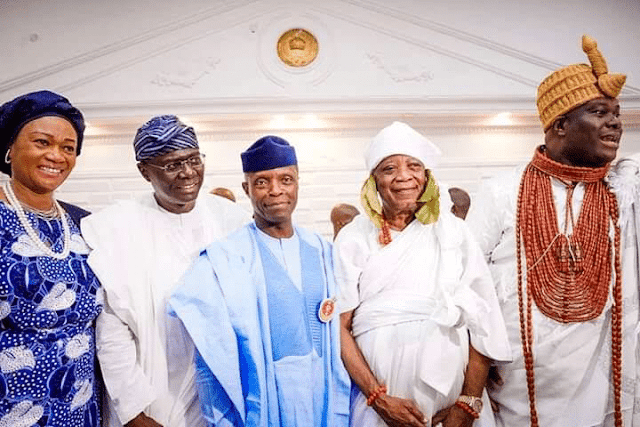 Obasanjo, Osinbajo, Tinubu, Abiodun, Sanwo-Olu, others meet Adebutu at Ooni’s palace