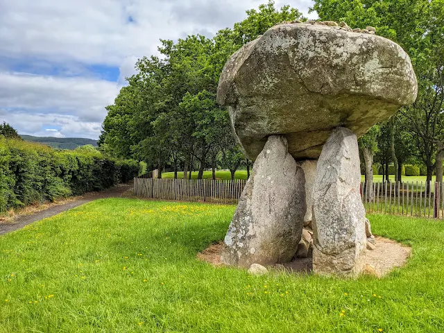 Proleek Dolmen visited on a Carlingford Lough road trip