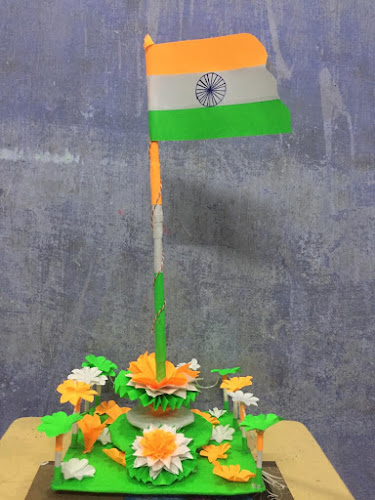 वजीरगंज का सेल्फ मेड अनोखा तिरंगा राष्ट्रप्रेम की प्रतीक, AnjNewsMedia, Salf Made National Flag