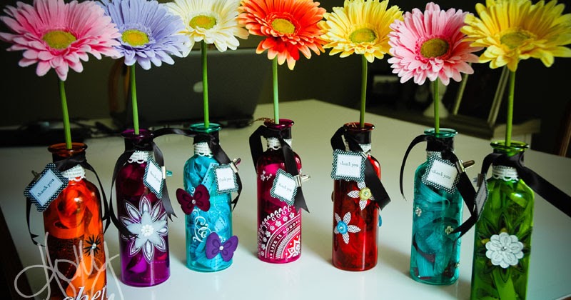 Create Something Everyday: Incentive Gifts - Ribbon Bottles