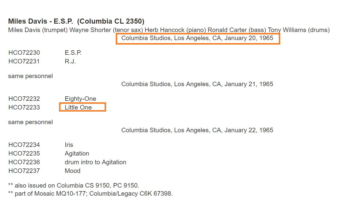 豊健活人生と音楽 ： 春山昇華 Little One Herbie Hancock