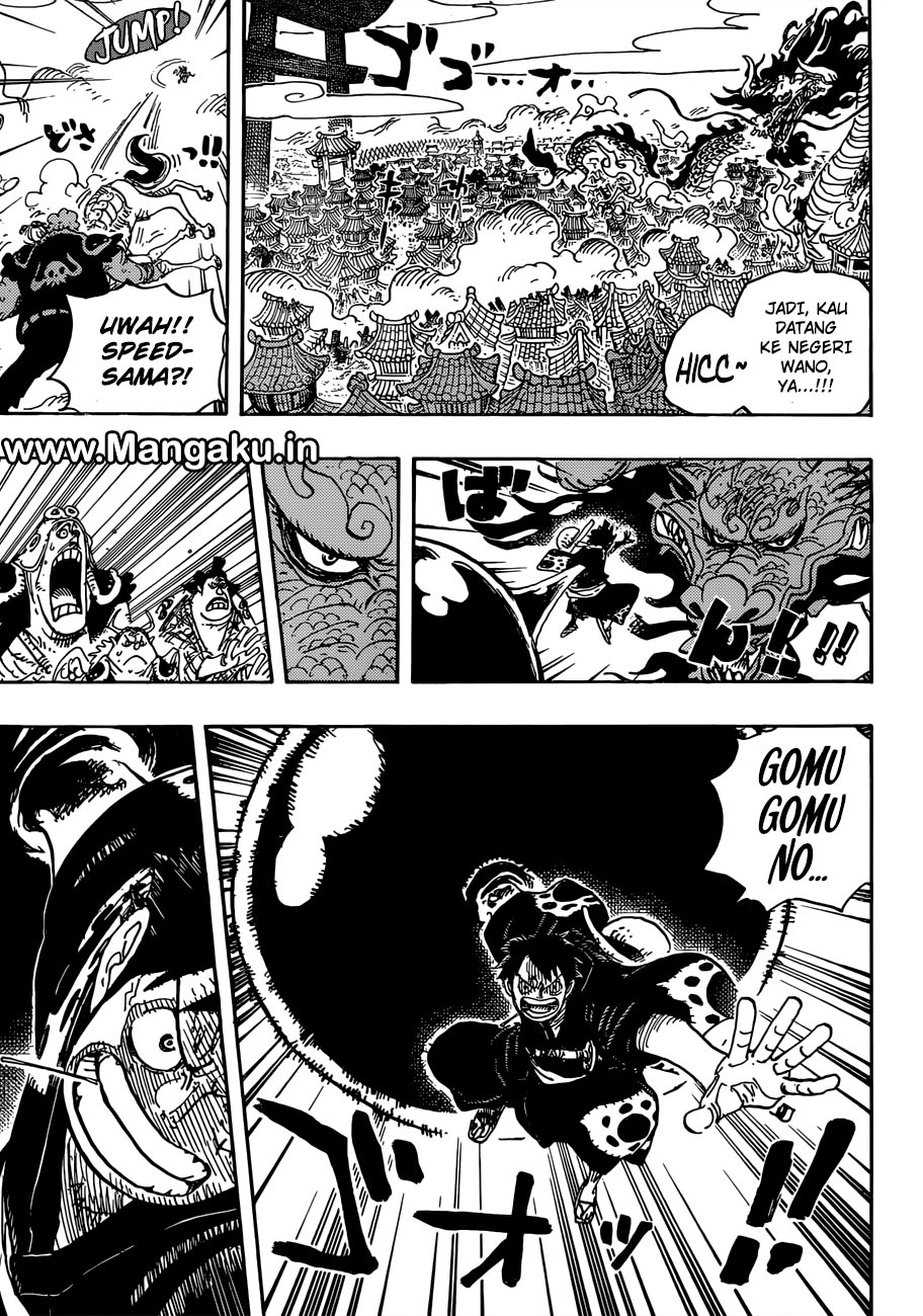 Komik One Piece Chapter 923 Yonkou Kaido Vs Bajak Laut Luffy