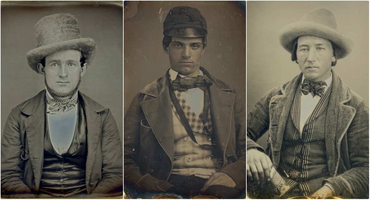 Cool Photos Show Hat Styles For Men in the Mid19th Century Vintage