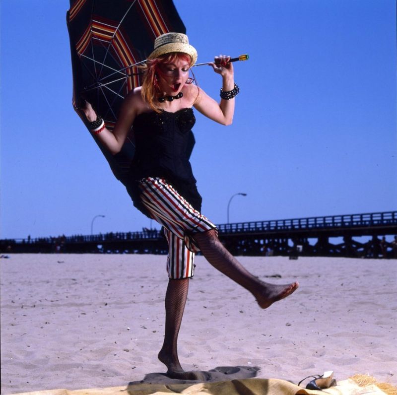 Stunning Photos of Cyndi Lauper at Coney Island For Her Album “She’s So