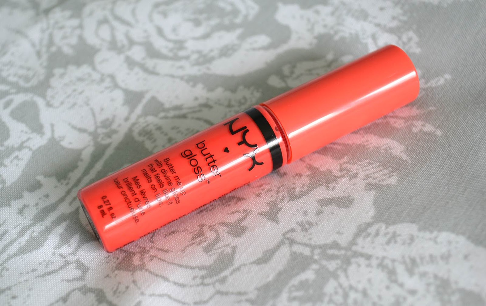 Freckled Elle NYX Butter Gloss in Peach Cobbler