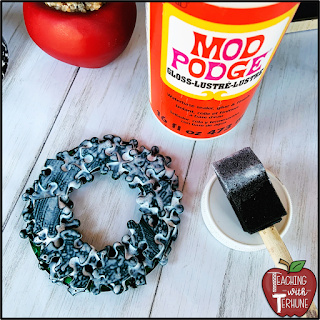 Puzzle Piece Wreath Ornament