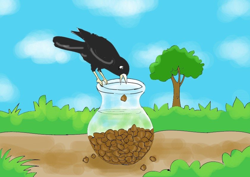 Thirsty Crow Story in English.