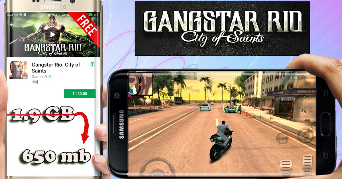Download gangstar rio city of saints apk data highly compressed