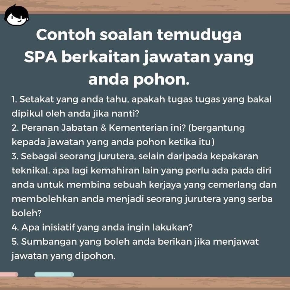 Contoh Contoh Soalan Temuduga Memasuki Perkhidmatan Awam